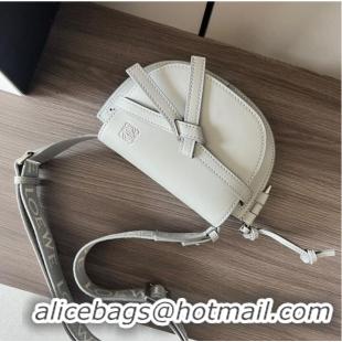 Reasonable Price Loewe Crossbody Bags Original Leather 61824 light gray