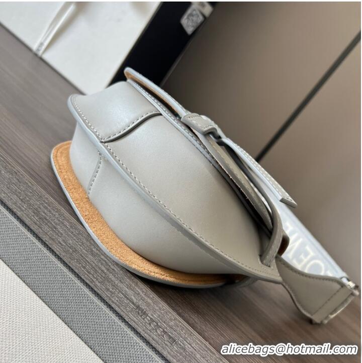 Reasonable Price Loewe Crossbody Bags Original Leather 61824 light gray