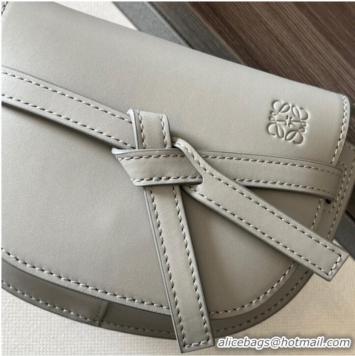 Reasonable Price Loewe Crossbody Bags Original Leather 61824 light gray