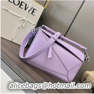 New Design Loewe Puzzle Bag Leather 1209 purple