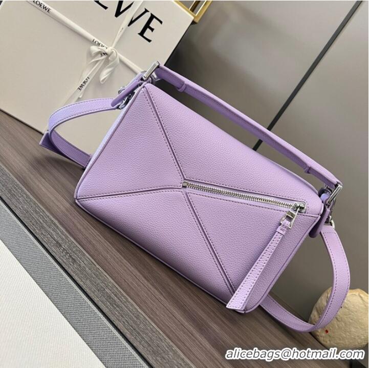 New Design Loewe Puzzle Bag Leather 1209 purple