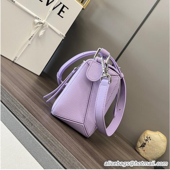 New Design Loewe Puzzle Bag Leather 1209 purple