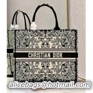 Top Quality LARGE DIOR BOOK TOTE Dior Brocart Embroidery M1286ZEC