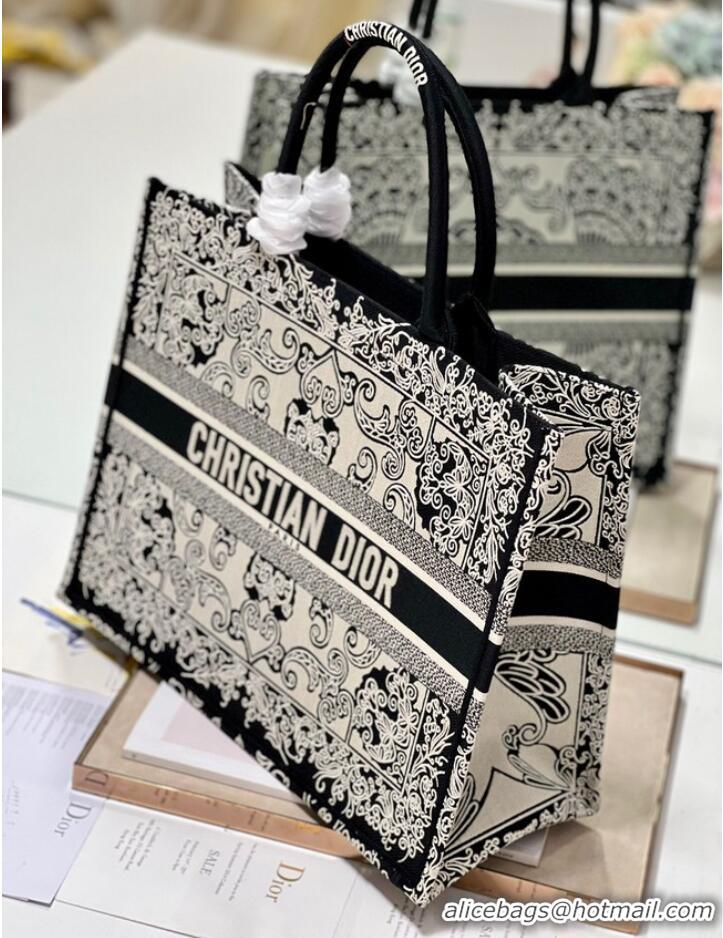 Top Quality LARGE DIOR BOOK TOTE Dior Brocart Embroidery M1286ZEC