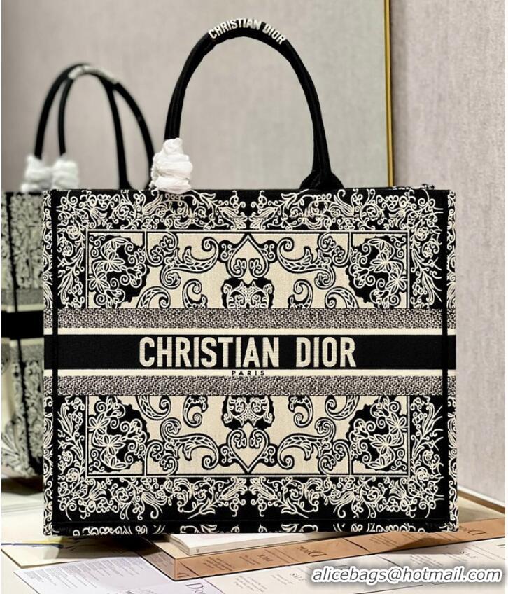 Top Quality LARGE DIOR BOOK TOTE Dior Brocart Embroidery M1286ZEC