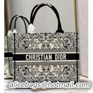 Grade Quality MEDIUM DIOR BOOK TOTE Embroidered M1296ZEC