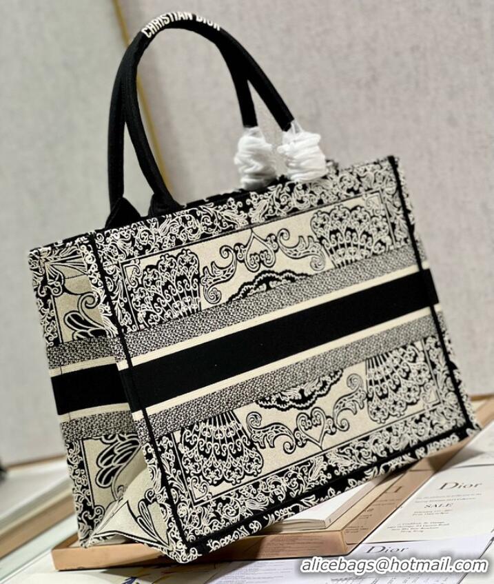 Grade Quality MEDIUM DIOR BOOK TOTE Embroidered M1296ZEC