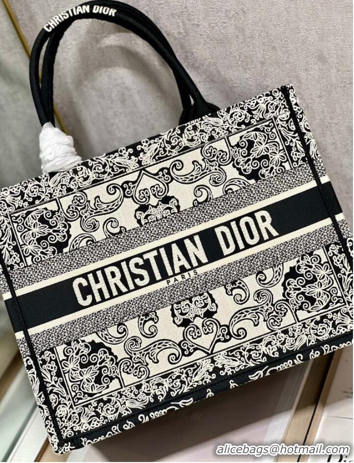 Grade Quality MEDIUM DIOR BOOK TOTE Embroidered M1296ZEC