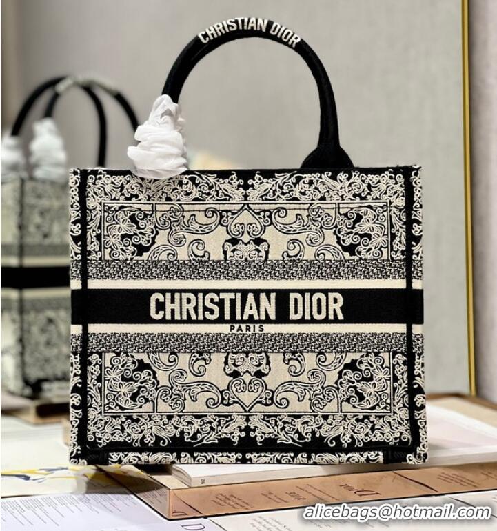 Super Quality SMALL DIOR BOOK TOTE Embroidered M1265ZC