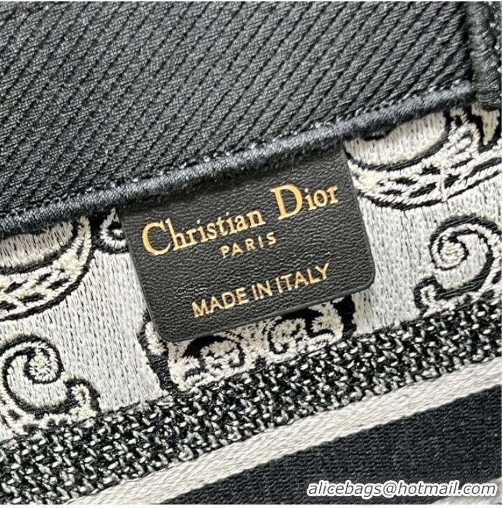 Super Quality SMALL DIOR BOOK TOTE Embroidered M1265ZC