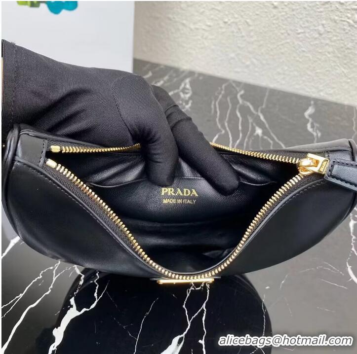 Unique Grade Prada leather shoulder bag 1BC194 black