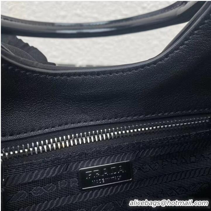 Reasonable Price Prada Moon padded nappa-leather bag 1AC811 black