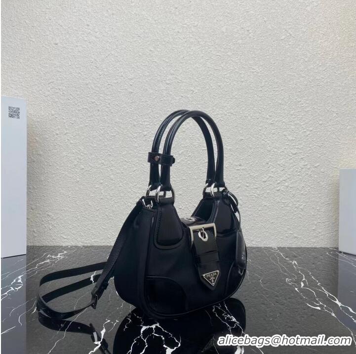 Reasonable Price Prada Moon padded nappa-leather bag 1AC811 black