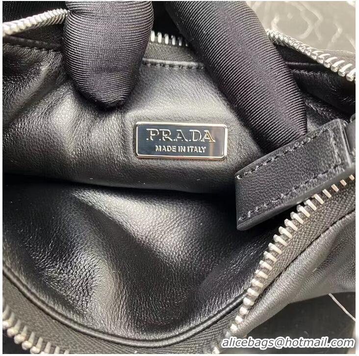 Top Quality Prada Soft padded nappa leather mini-bag 1BA384 black