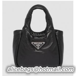 Good Product Prada Small padded Soft nappa-leather bag 1BA359 black