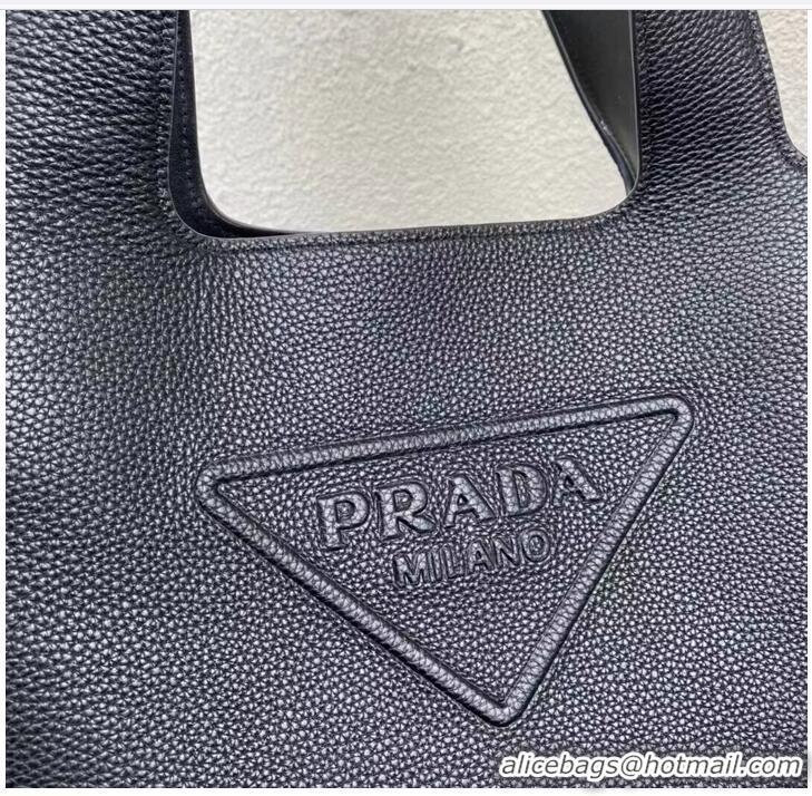 Traditional Specials Prada Medium leather tote bag with 2NV990 black