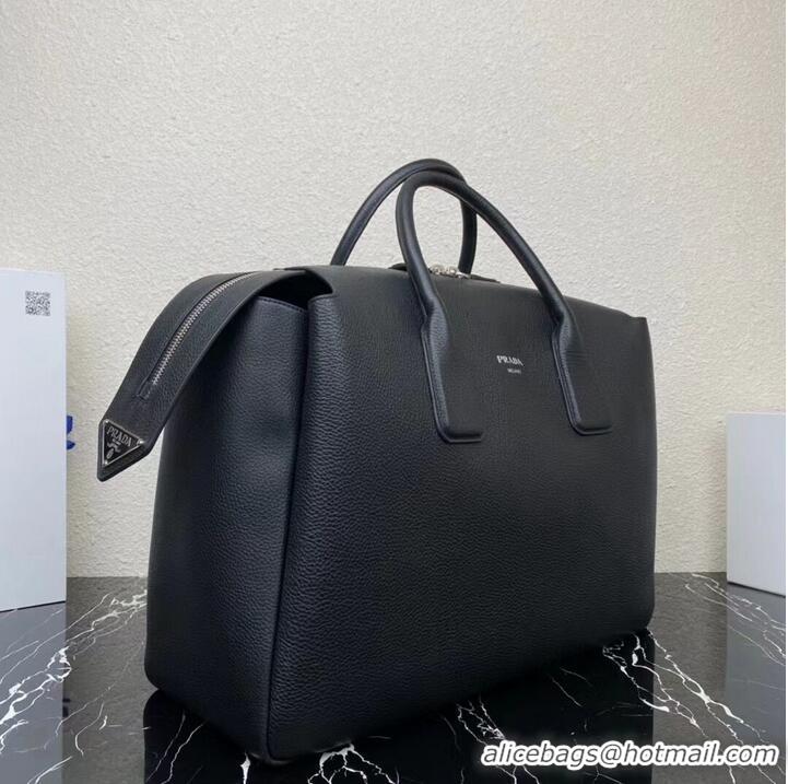 Top Quality Promotional Prada leather tote bag with 2NV995 black