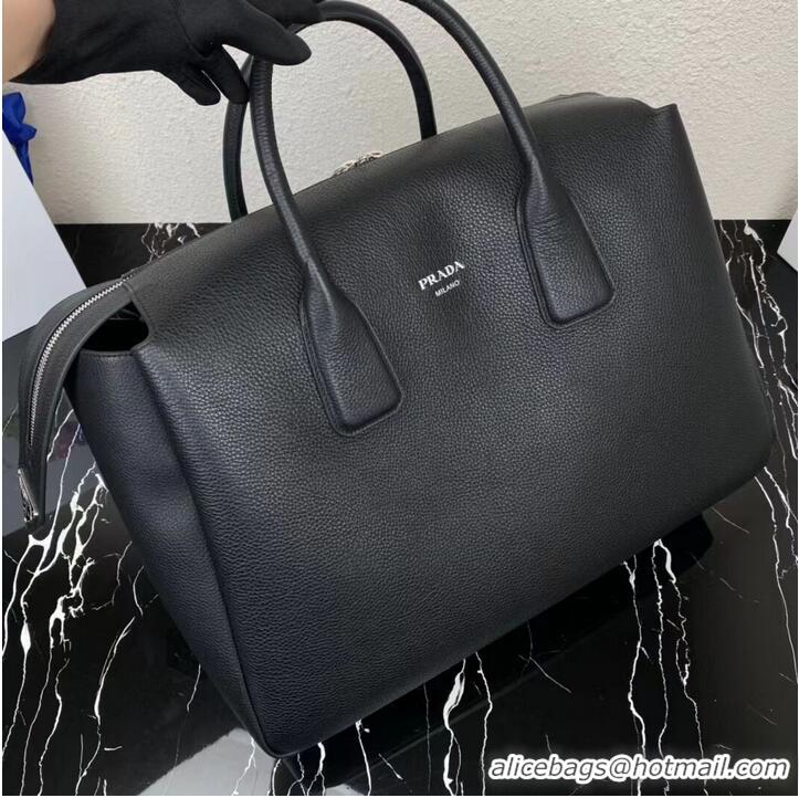 Top Quality Promotional Prada leather tote bag with 2NV995 black