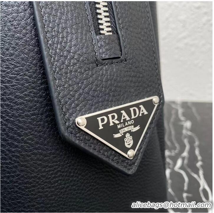 Top Quality Promotional Prada leather tote bag with 2NV995 black