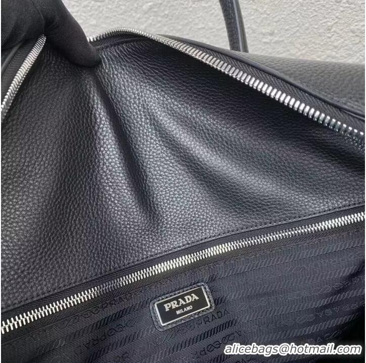 Top Quality Promotional Prada leather tote bag with 2NV995 black