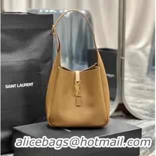 Well Crafted SAINT LAUREN LE 5 A 7 SOFT SMALL IN SMOOTH LEATHER 713938 apricot