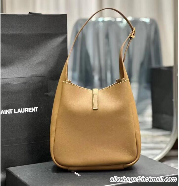 Well Crafted SAINT LAUREN LE 5 A 7 SOFT SMALL IN SMOOTH LEATHER 713938 apricot