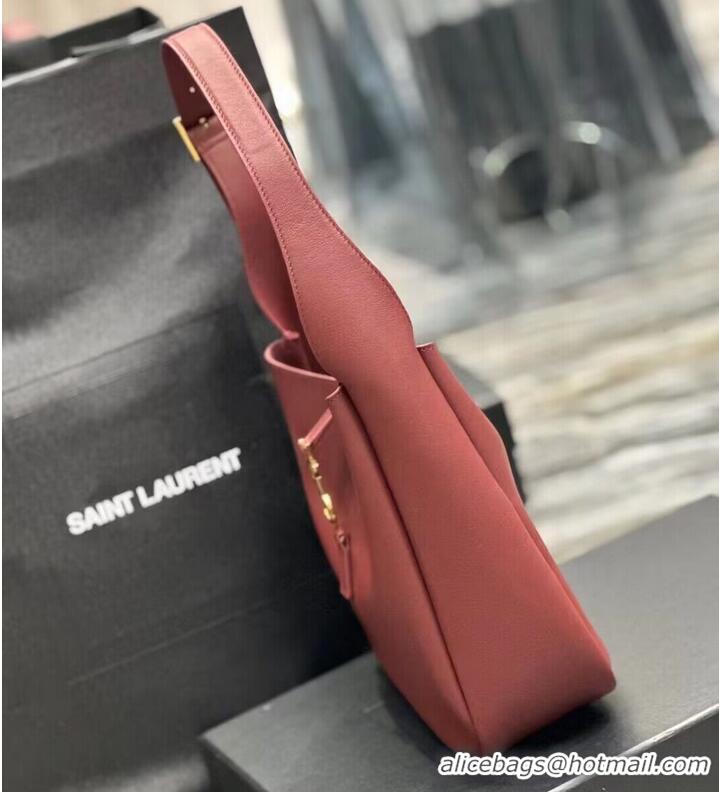 Cheapest SAINT LAUREN LE 5 A 7 SOFT SMALL IN SMOOTH LEATHER 713938 ROUGE LEGION