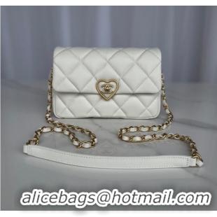 Promotional Chanel MINI FLAP BAG AS3986 white