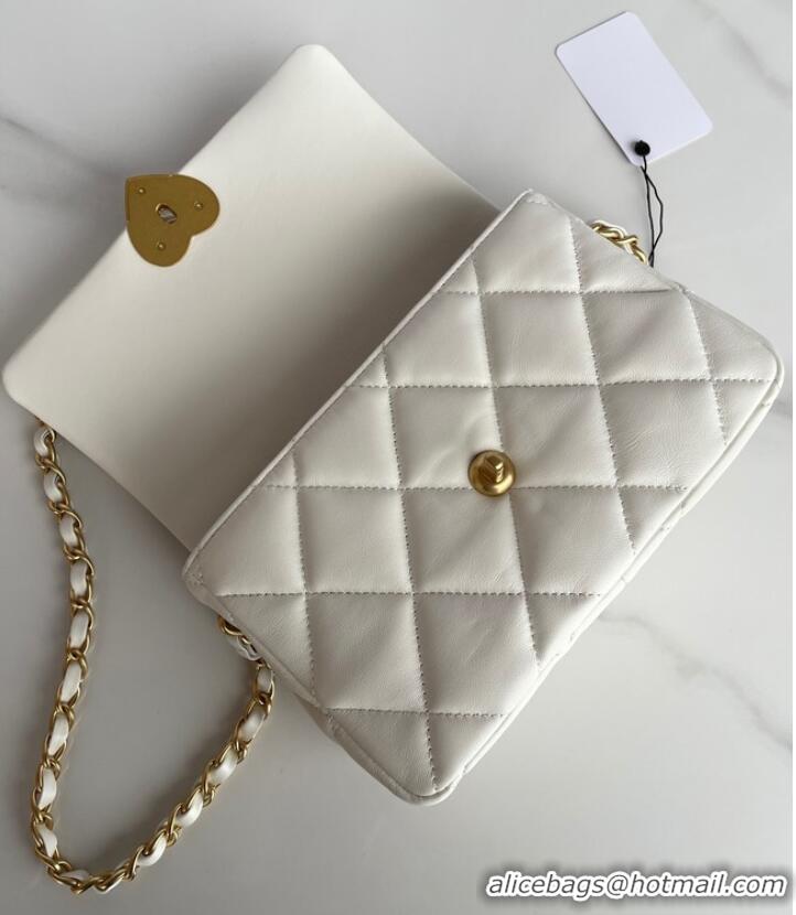 Promotional Chanel MINI FLAP BAG AS3986 white