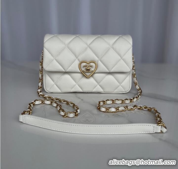 Promotional Chanel MINI FLAP BAG AS3986 white