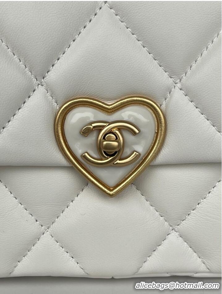 Promotional Chanel MINI FLAP BAG AS3986 white