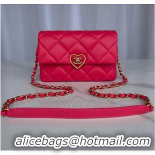 Buy Inexpensive Chanel MINI FLAP BAG AS3986 red