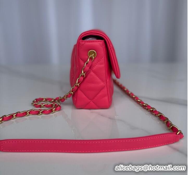 Buy Inexpensive Chanel MINI FLAP BAG AS3986 red