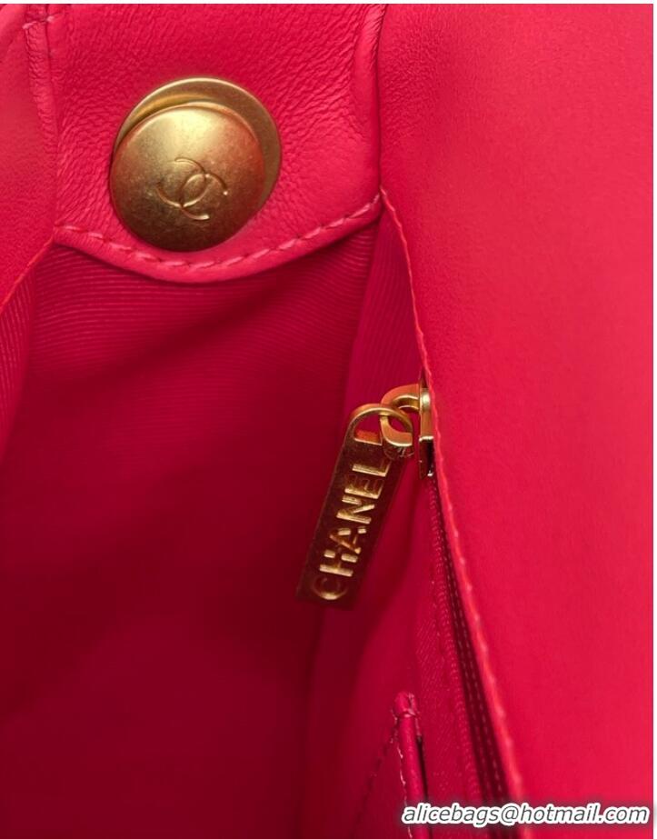 Buy Inexpensive Chanel MINI FLAP BAG AS3986 red