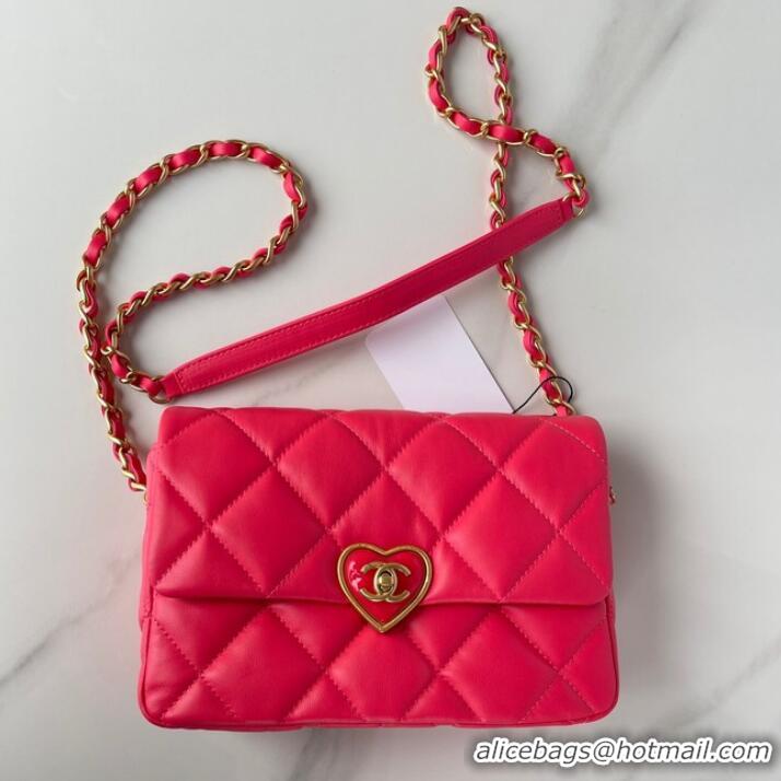 Buy Inexpensive Chanel MINI FLAP BAG AS3986 red