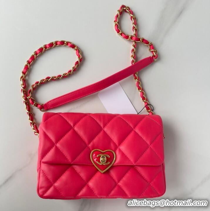 Buy Inexpensive Chanel MINI FLAP BAG AS3986 red