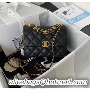 Top Quality Chanel FLAP BAG AS3580 black