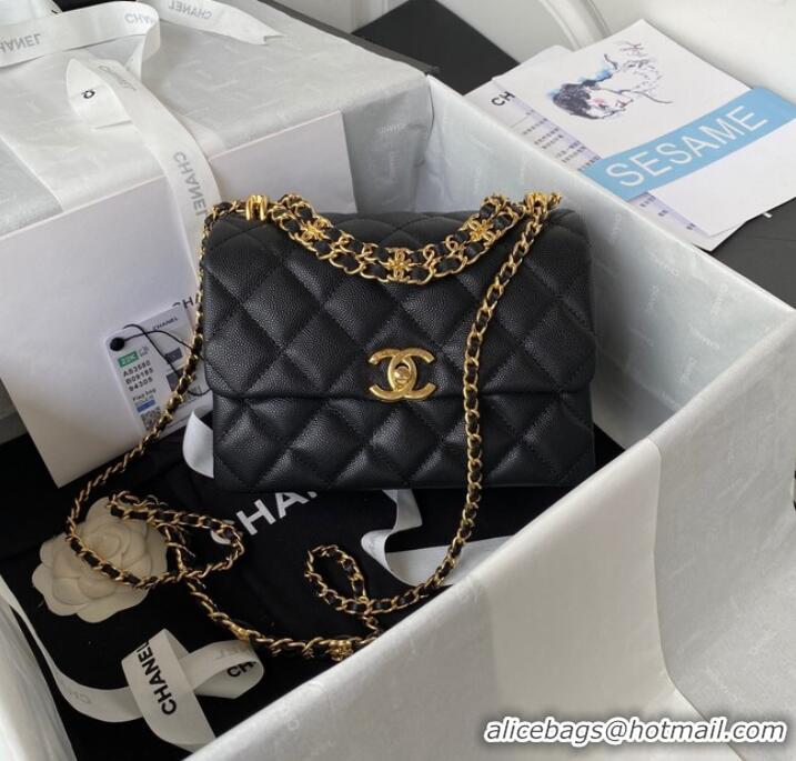 Top Quality Chanel FLAP BAG AS3580 black