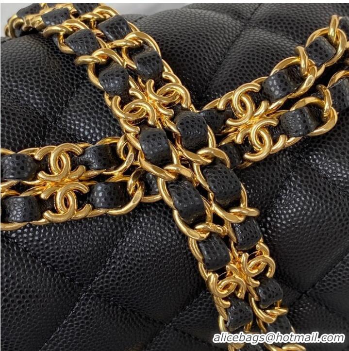 Top Quality Chanel FLAP BAG AS3580 black