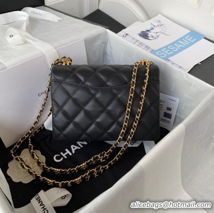 Top Quality Chanel FLAP BAG AS3580 black