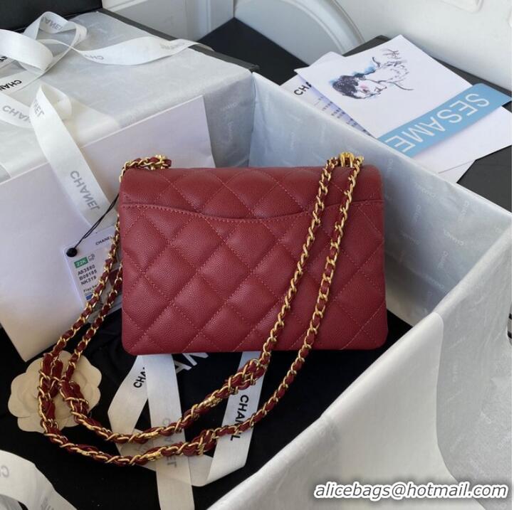 New Fashion Chanel FLAP BAG AS3580 red