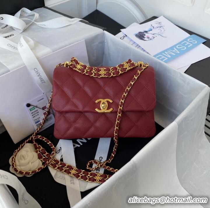 New Fashion Chanel FLAP BAG AS3580 red