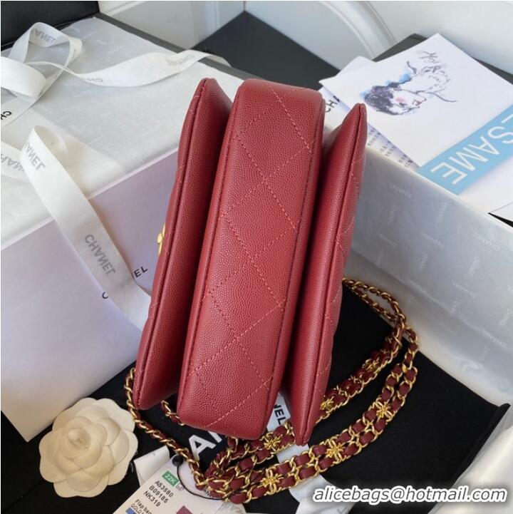 New Fashion Chanel FLAP BAG AS3580 red