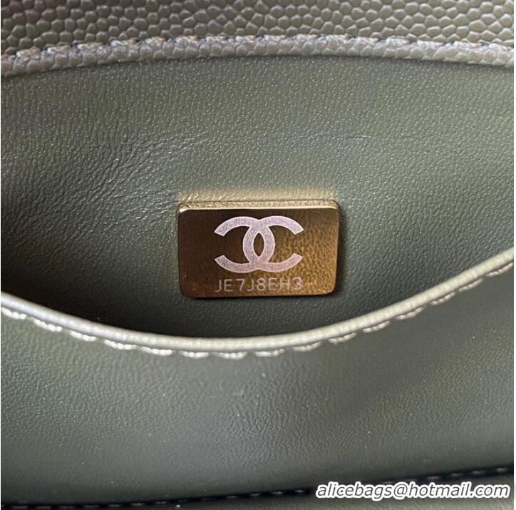 Promotional Chanel FLAP BAG AS3580 green