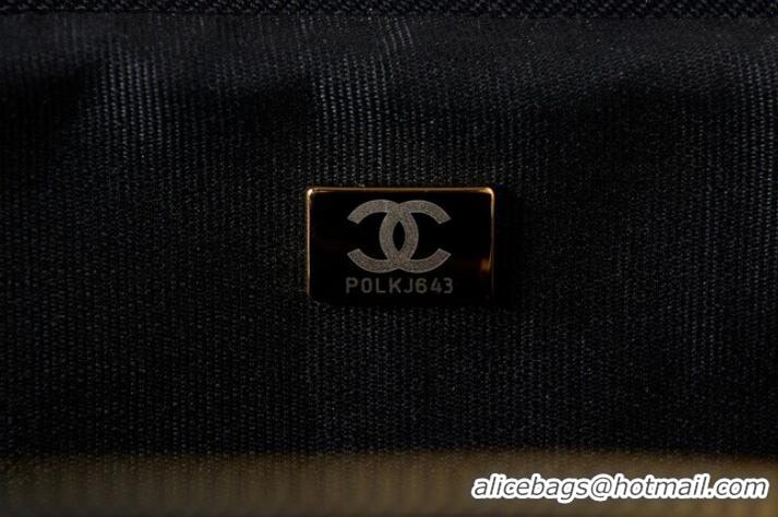 Luxurious Best Price Chanel BOWLING BAG AS3740 black