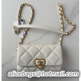 Affordable Price Chanel MINI FLAP BAG AS3979 white