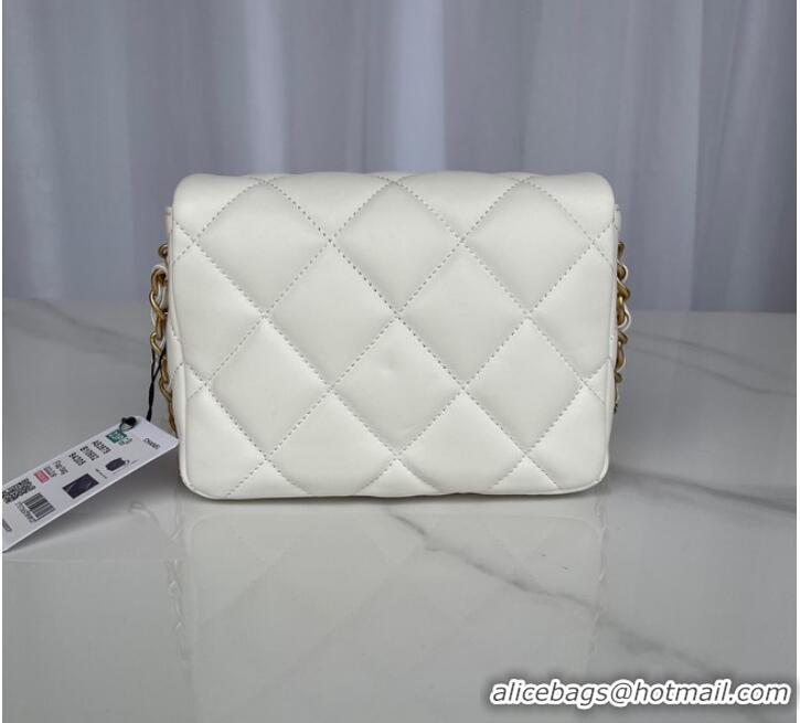 Affordable Price Chanel MINI FLAP BAG AS3979 white