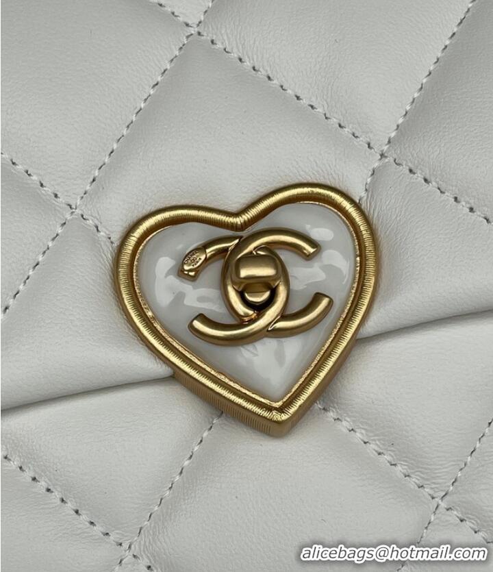 Affordable Price Chanel MINI FLAP BAG AS3979 white