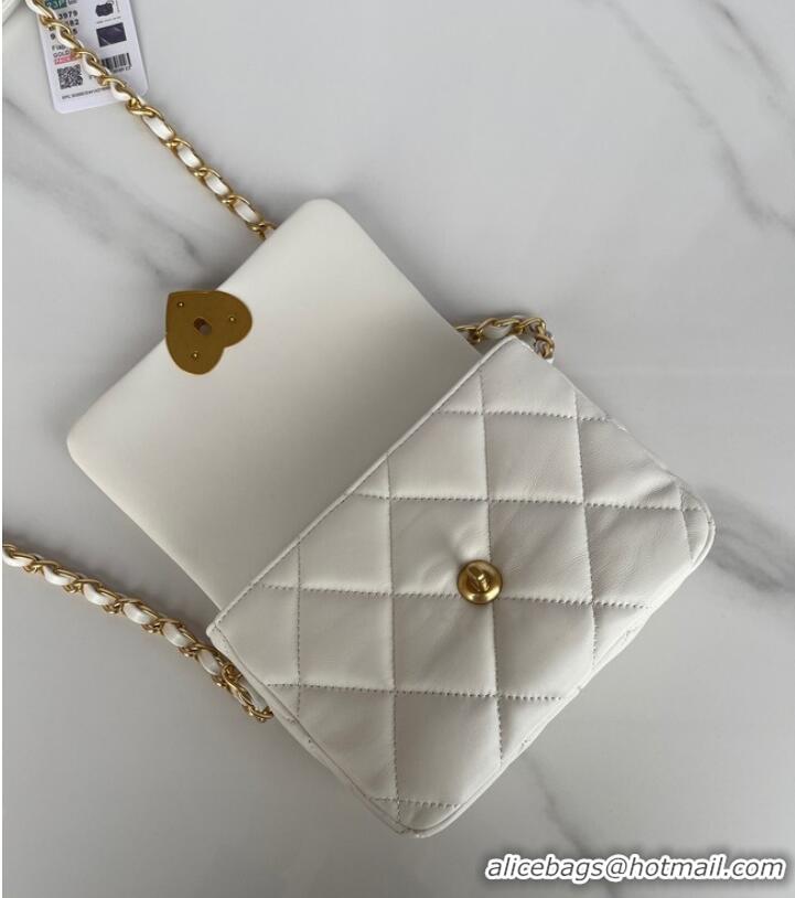 Affordable Price Chanel MINI FLAP BAG AS3979 white