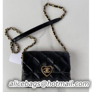 Buy Inexpensive Chanel MINI FLAP BAG AS3979 black